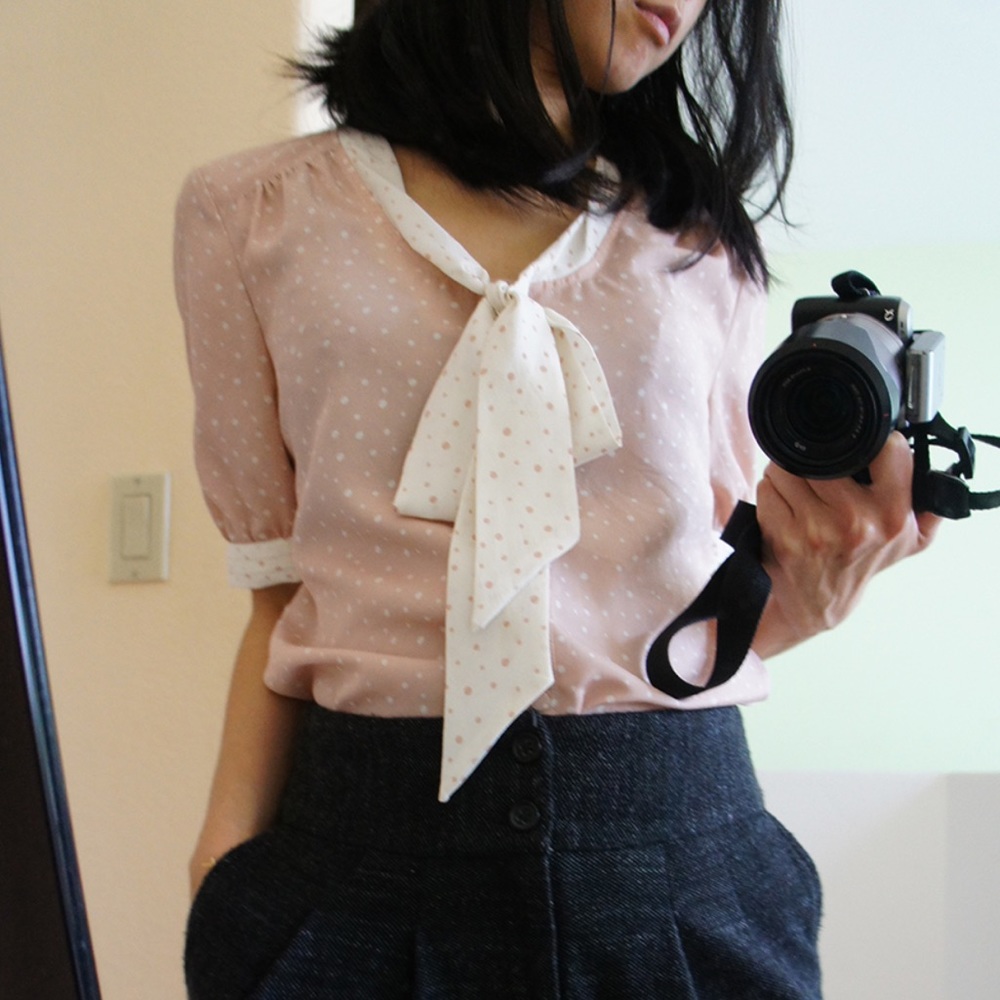 Jason Wu for Target Polka Dot Bow Blouse